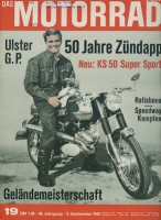 Das Motorrad 1967 Heft 19