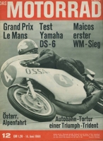 Das Motorrad 1969 No. 12