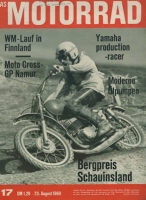 Das Motorrad 1969 No. 17