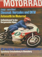 Das Motorrad 1970 Heft 15