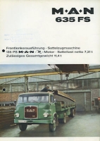 MAN Typ 635 FS Prospekt 1960er Jahre