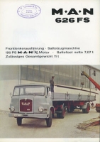 MAN Typ 626 FS Prospekt 1960er Jahre