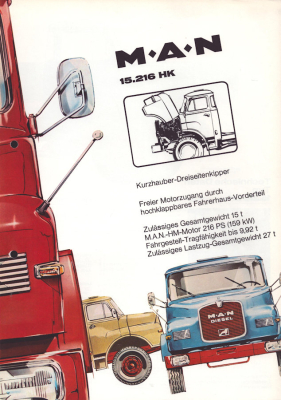 MAN 15.216 HK Prospekt 1960er Jahre