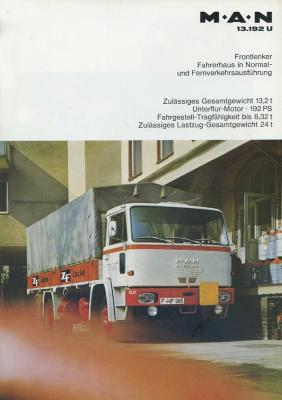 MAN 13.192 U Prospekt 1970er Jahre