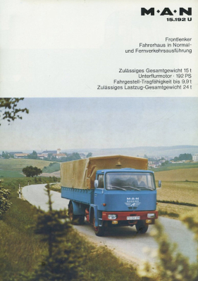 MAN 15.192 U Prospekt 1970er Jahre