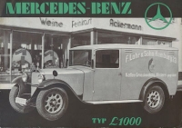 Mercedes-Benz Type L 1000 brochure 1.1933