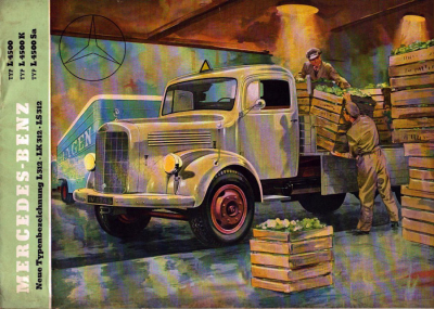 Mercedes-Benz L 4500 / K / Sa NEU L LK LS 312 Prospekt 6.1954