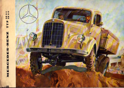 Mercedes-Benz LA 311 LA 312 Prospekt 1950er Jahre
