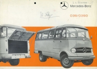 Mercedes-Benz O 319 / 319 D brochure 4.1965