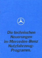 Mercedes-Benz technische Neuerungen Prospekt 9.1969