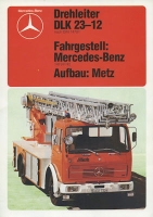 Mercedes-Benz Drehleiter DLK 23-12 brochure 7.1981