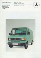 Mercedes-Benz Transporter Kastenwagen/Kombi brochure 4.1983