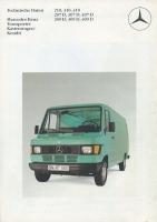 Mercedes-Benz Transporter Kastenwagen/Kombi brochure 8.1982