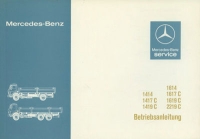 Mercedes-Benz 1414-2219C owner`s manual 2.1984