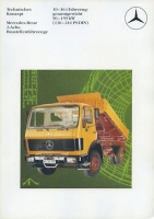 Mercedes-Benz 2-Achs Baustellenfahrzeuge brochure 9.1983