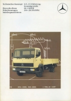 Mercedes-Benz Pritschenwagen Sattelzugmaschinen brochure 2.1984