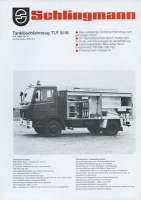 Mercedes-Benz / Schlingmann Firebrigade brochure 1980s