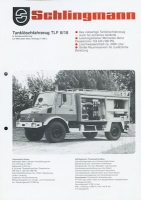 Mercedes-Benz / Schlingmann Firebrigade brochure 1980s