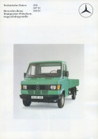 Mercedes-Benz Transporter Pritschenwagen 310 307D 309D brochure 10.1986