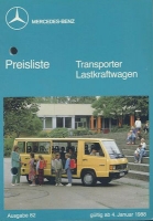 Mercedes-Benz Transporter / Lkw pricelist 1.1988