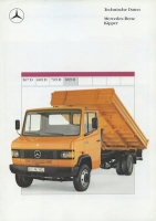 Mercedes-Benz Kipper 507D-809D brochure 2.1988