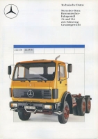 Mercedes-Benz Betonmischer Fahrgestell brochure 9.1987