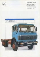 Mercedes-Benz Pritschenwagen 2220(6x2)-2222(6x4) brochure 3.1988