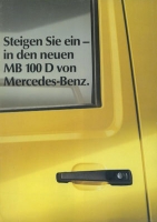 Mercedes-Benz MB 100 D brochure 4.1988