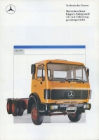 Mercedes-Benz Kipper Fahrgestell 2222K brochure 8.1988