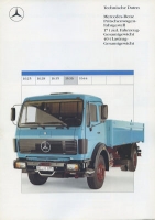 Mercedes-Benz Pritschenwagen 1625-1644 brochure 9.1988