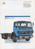 Mercedes-Benz Pritschenwagen 2220(6x2)-2222(6x4) brochure 8.1988