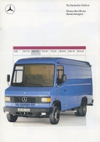 Mercedes-Benz Kastenwagen 609 D brochure 8.1988