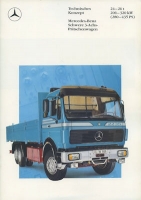 Mercedes-Benz Schwere 3-Achs Pritschenwagen brochure 9.1988