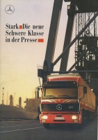 Mercedes-Benz Schwere Klasse in the Press brochure 7.1989