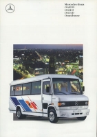 Mercedes-Benz O 609 611 614 D Omnibus Prospekt 9.1989