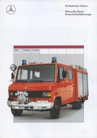 Mercedes-Benz Feuerwehrfahrzeuge 510-711D Prospekt 8.1989