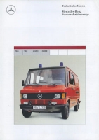 Mercedes-Benz Feuerwehrfahrzeuge 210-308D Prospekt 8.1989