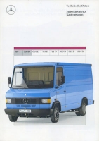 Mercedes-Benz Kastenwagen 510 508D Prospekt 7.1989