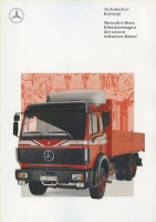 Mercedes-Benz Schwere Klasse Pritschenwagen Prospekt 8.1989