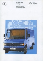 Mercedes-Benz Großtransporter Prospekt 11.1990