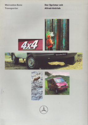 Mercedes-Benz Sprinter mit Allrad Prospekt 8.1996