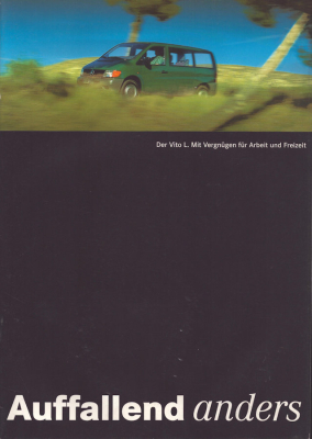 Mercedes-Benz Vito L Prospekt 8.1996