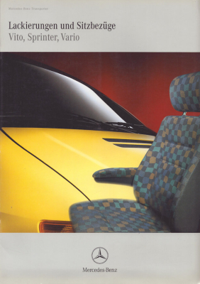 Mercedes-Benz Vito, Sprinter und Vario Farben 2.1999