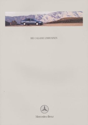 Mercedes-Benz C-Klasse Limousinen Prospekt 7.1999