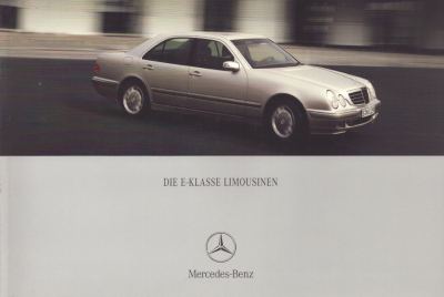 Mercedes-Benz E-Klasse Limousinen Prospekt 1.2001