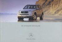 Mercedes-Benz M-Klasse Prospekt 5.2001