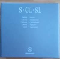 Mercedes-Benz S Class CL SL Colors and upholstery sample folder 6.2001