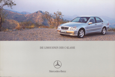 Mercedes-Benz C-Klasse Limousinen Prospekt 8.2002