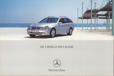 Mercedes-Benz C-Klasse T-Modelle Prospekt 8.2002