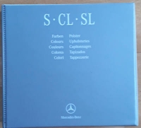 Mercedes-Benz S Class CL SL Colors and upholstery sample folder 2001-2004